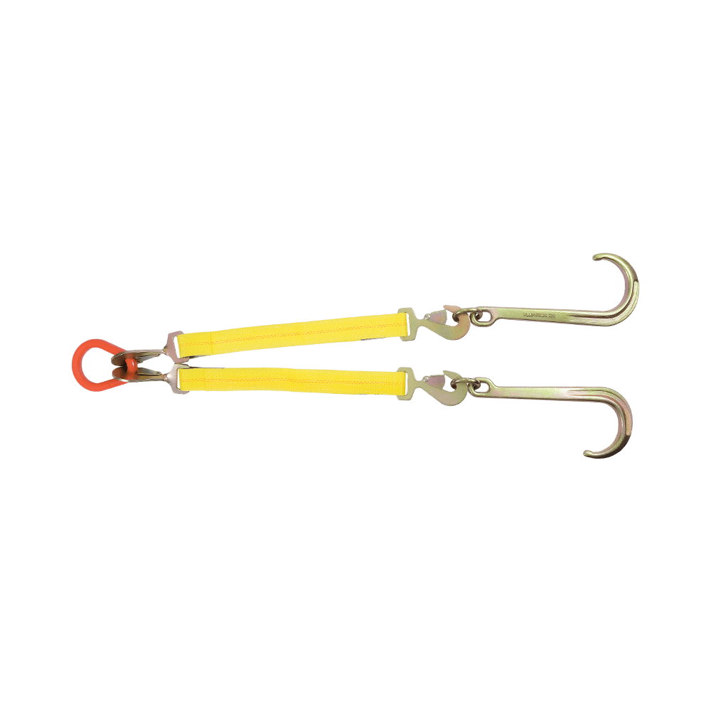 Ratcheting J-Hook Ceangail-Síos Dearadh V-Strap Hook Ilphointí RTJ le haghaidh Úsáid Trucail Tarraingthe