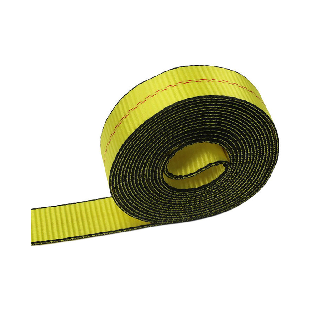 Strap Winch Buí 2inch Le Dúbailte J-Hook