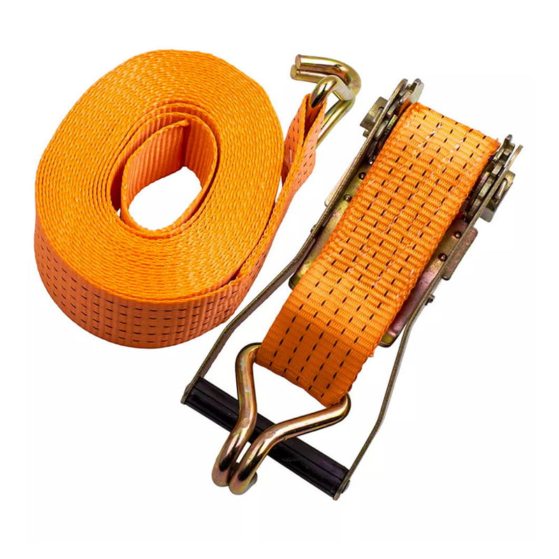 50mm 5t Trucail Iompair Trom-Dleachta poileistir Cargo Lashing Load Belt