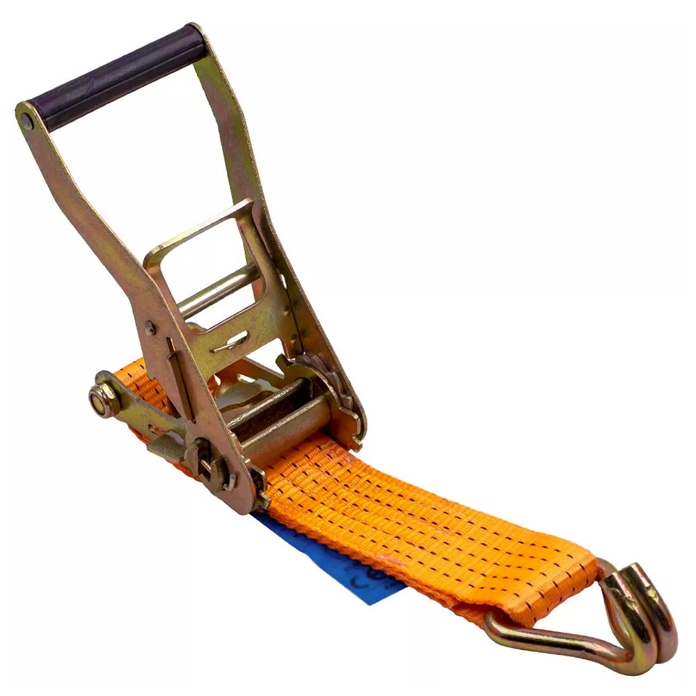 50mm 5t Trucail Iompair Trom-Dleachta poileistir Cargo Lashing Load Belt