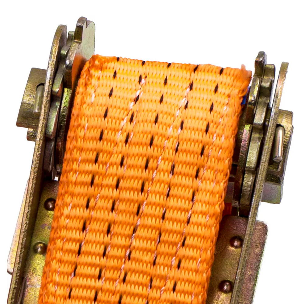 50mm 5t Trucail Iompair Trom-Dleachta poileistir Cargo Lashing Load Belt