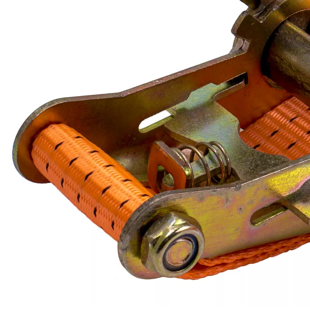 50mm 5t Trucail Iompair Trom-Dleachta poileistir Cargo Lashing Load Belt