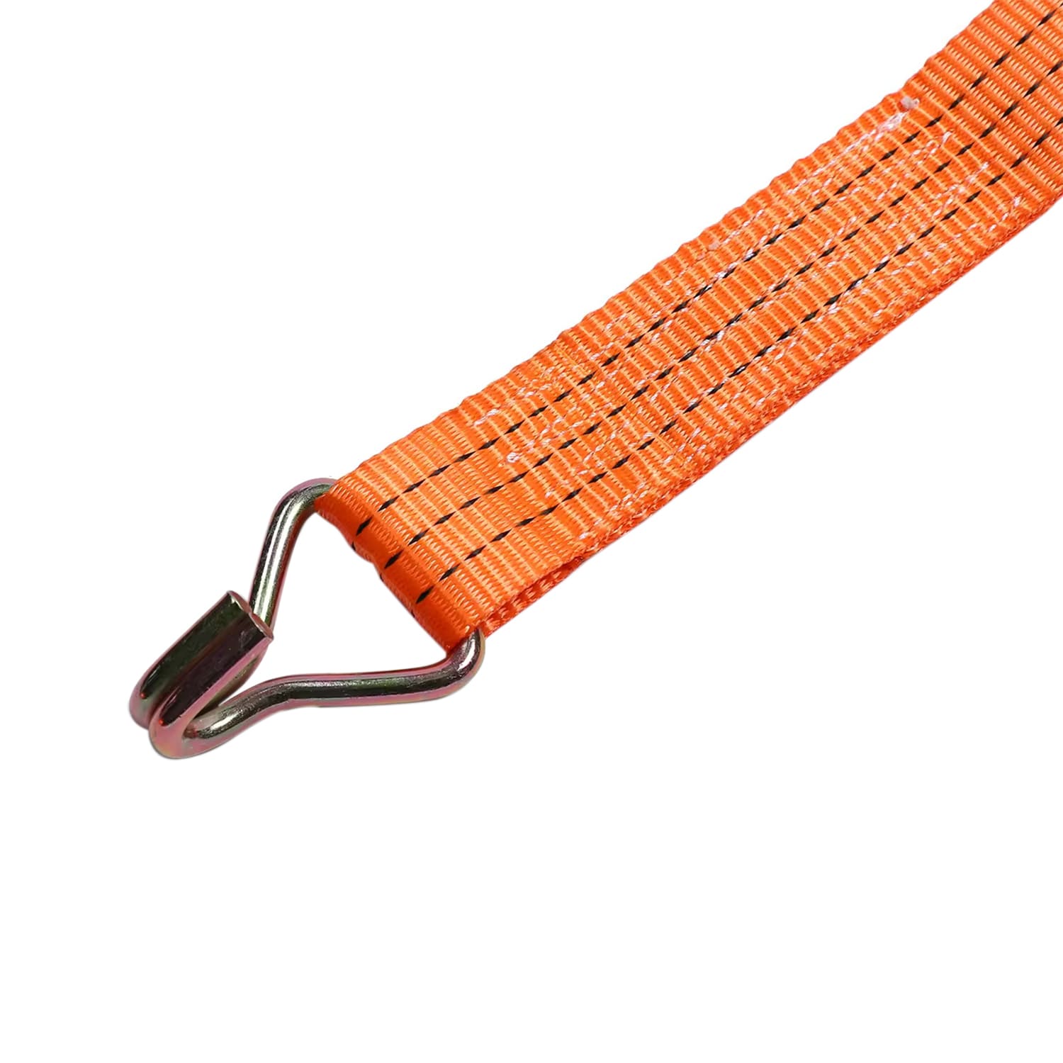 38mm Dathóir Sinc Caighdeánach Láimhseáil Ratchet Lasta Lashing Strap