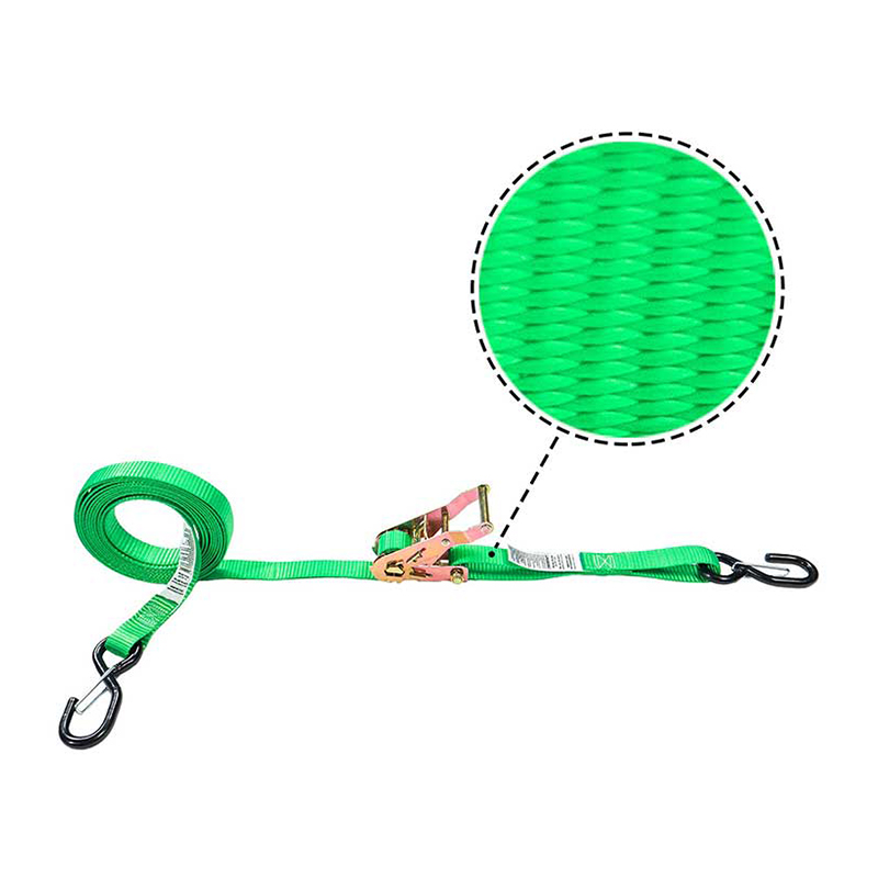 Strap Ratchet Gluaisrothar Ardtionachta 1''X 6' Ceangail Síos Le Lúb Fuaite 12'