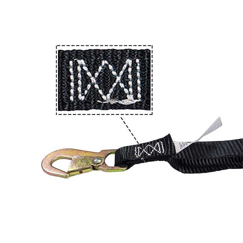Strap búcla Ratchet poileistir 1'' X 6' le Hooks Snap Maol