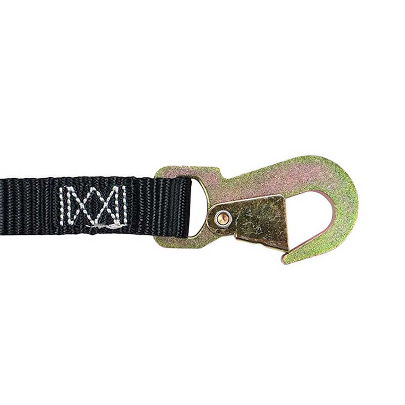 Strap búcla Ratchet poileistir 1'' X 6' le Hooks Snap Maol