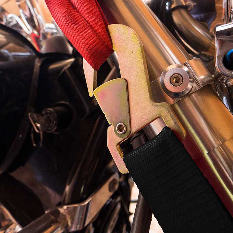 Strap búcla Ratchet poileistir 1'' X 6' le Hooks Snap Maol