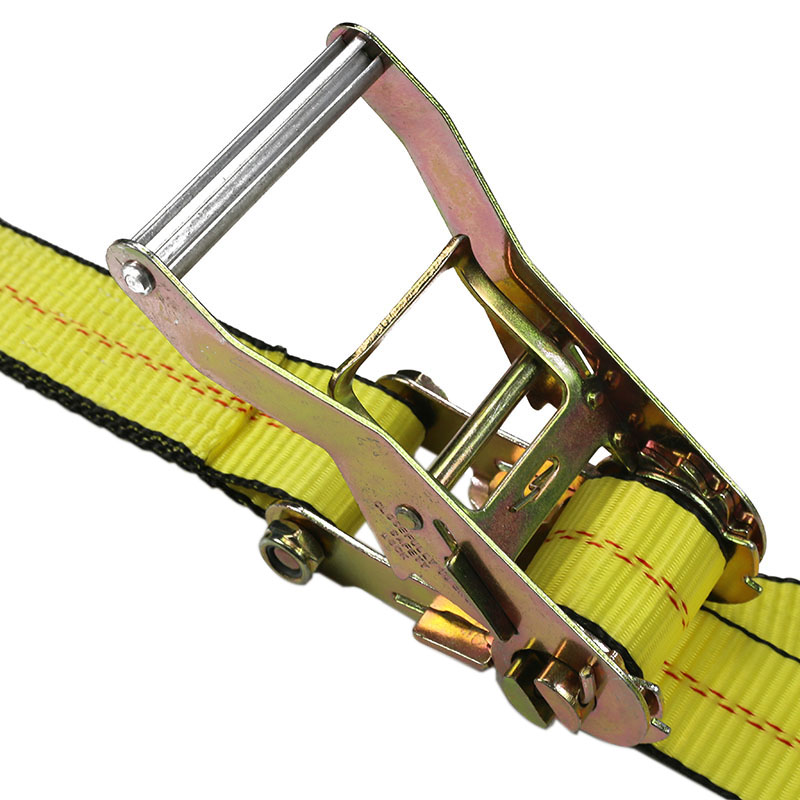 Strap Ratchet Leantóir Imeall Dubh CRUA 2 orlach le Hooks Twist