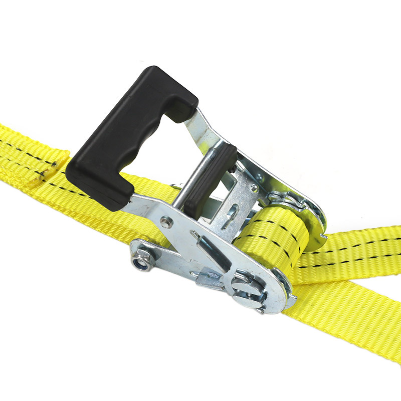 Strapaí Ratchet Láimhseála Brataithe Rubair 35mm 2t le haghaidh Iompar lasta