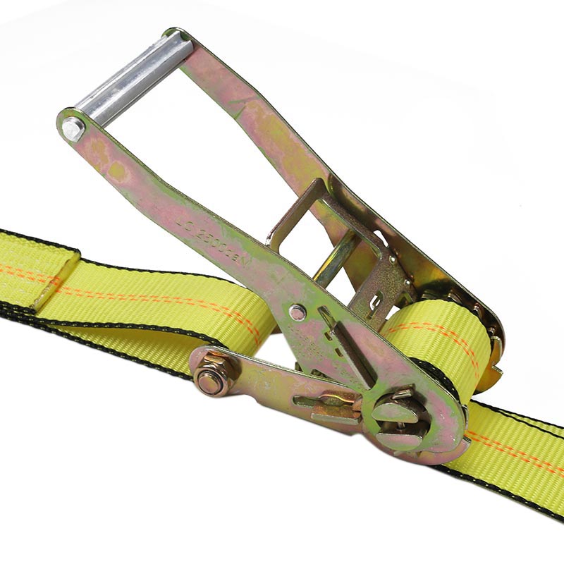 2'' Strapaí Ratchet Flat Hook le haghaidh Urrús Ualach Trucail Leantóra