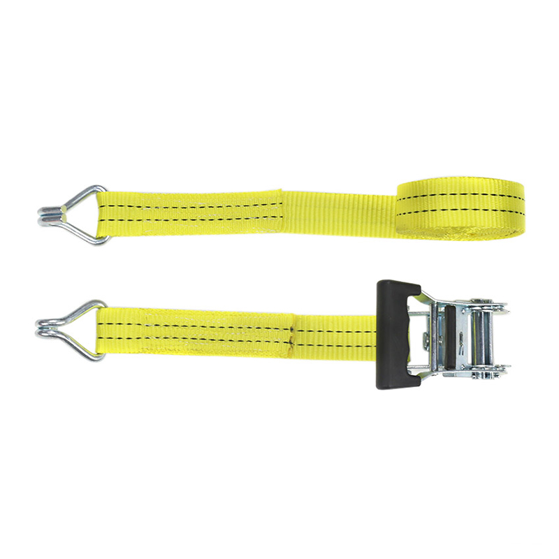 Strapaí Ratchet Láimhseála Brataithe Rubair 35mm 2t le haghaidh Iompar lasta Strapaí Ratchet Láimhseála Brataithe Rubair 35mm 2t le haghaidh Iompar lasta