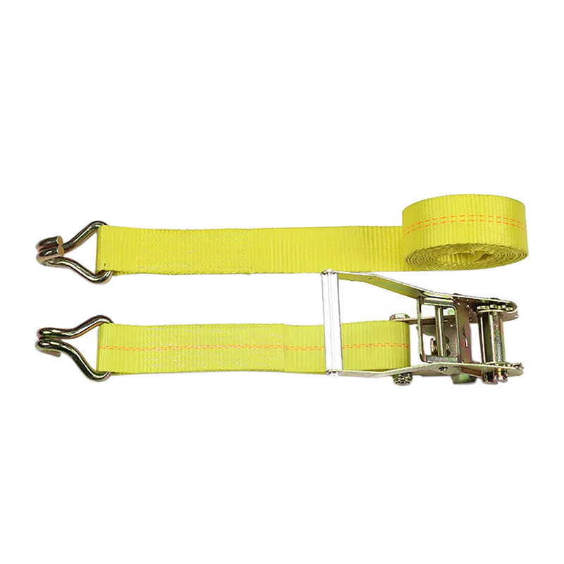 Strapaí Ratchet 2 orlach 10000 lb le haghaidh Slánú Éifeachtach Lasta Strapaí Ratchet 2 orlach 10000 lb le haghaidh Slánú Éifeachtach Lasta