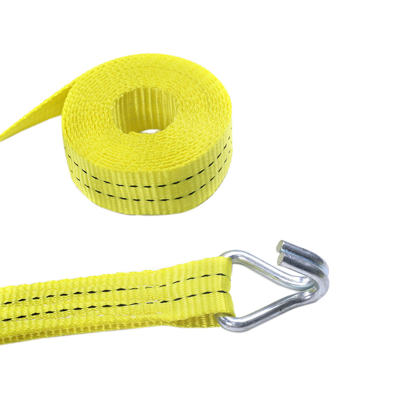 Strapaí Ratchet Láimhseála Brataithe Rubair 35mm 2t le haghaidh Iompar lasta