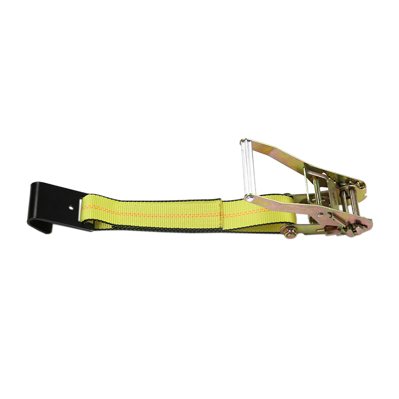 2'' Strapaí Ratchet Flat Hook le haghaidh Urrús Ualach Trucail Leantóra