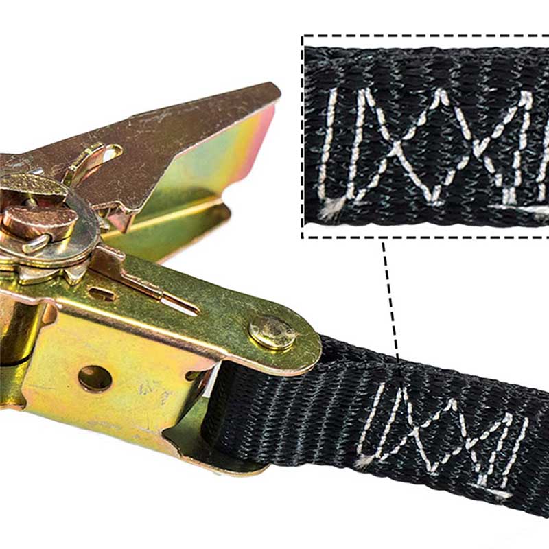 An Strap Ratchet Gan Deireadh Dubh 1 X 10'