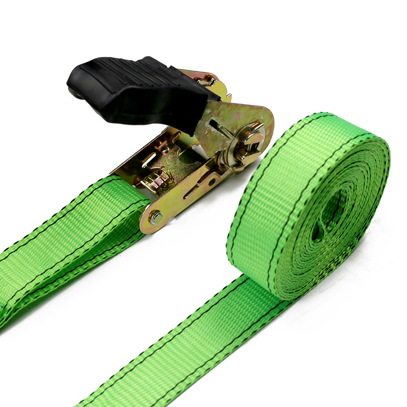 Na Strapaí Ratchet 25MM Dúbailte J Hook