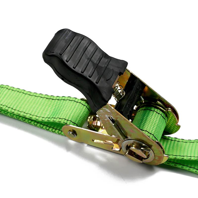 Na Strapaí Ratchet 25MM Dúbailte J Hook