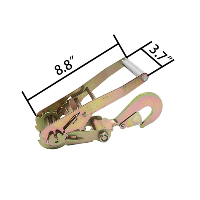 An Roth Boinn Adjustable 2INCH Ceangail Síos Le Snap Hook D Ring