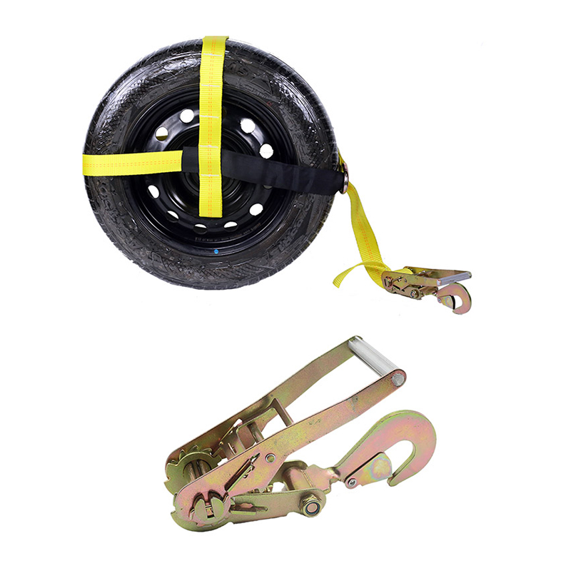 An Roth Boinn Adjustable 2INCH Ceangail Síos Le Snap Hook D Ring