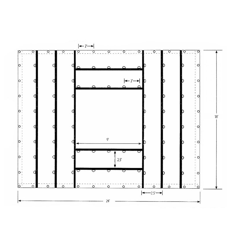An Tarp Coil Duibhe Trom-Dleachta