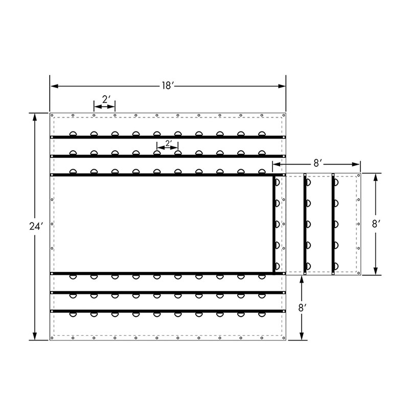Tarpaí Lumber Dleachta Trom
