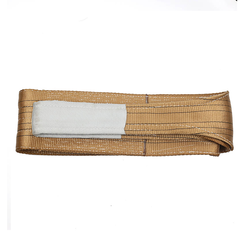 An Sinc Bán Láimhseáil Alúmanam Gearr 2 Ply Flat 6Ton Sling Slabhra Ardaithe