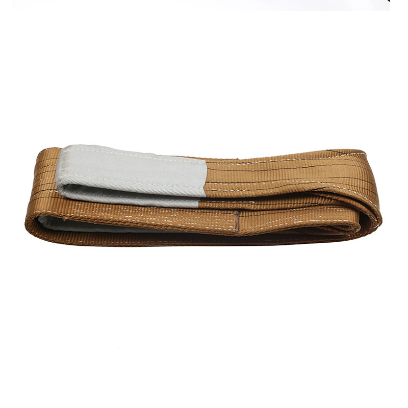 An Sinc Bán Láimhseáil Alúmanam Gearr 2 Ply Flat 6Ton Sling Slabhra Ardaithe