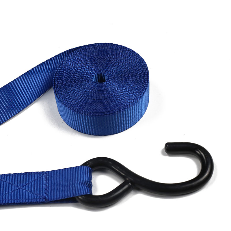 Na Strapaí Ratchet 25MM Cineál S Hook Eorpach